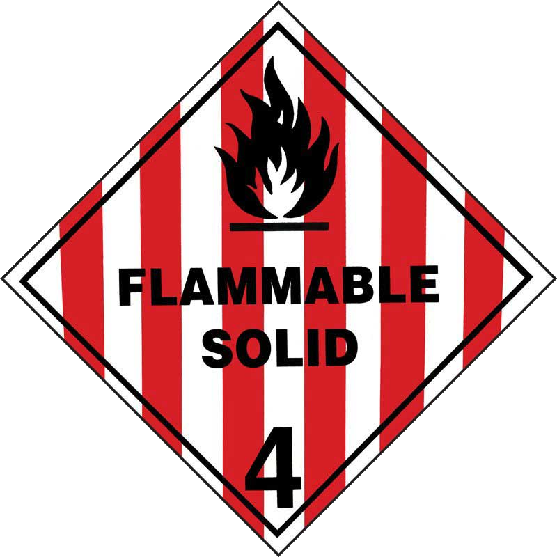 Flammable Solids Symbol